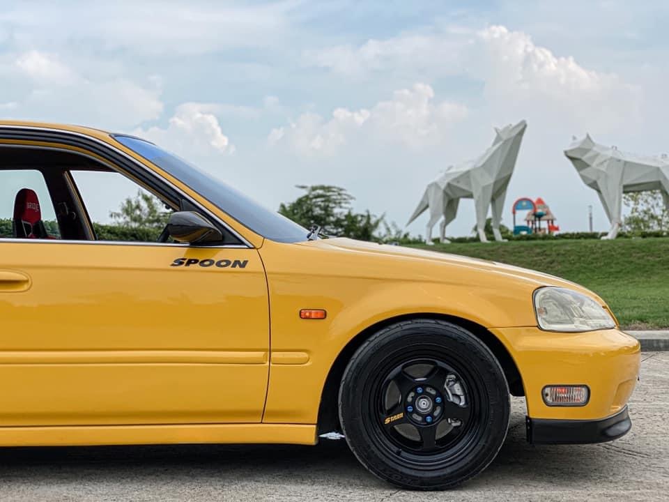 civic ek lev ปี2000 เหลือง spoon