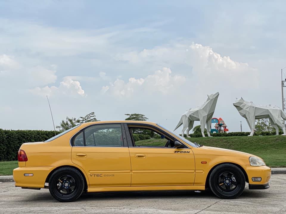 civic ek lev ปี2000 เหลือง spoon