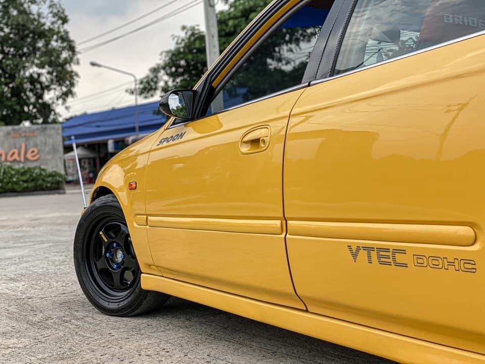 civic ek lev ปี2000 เหลือง spoon