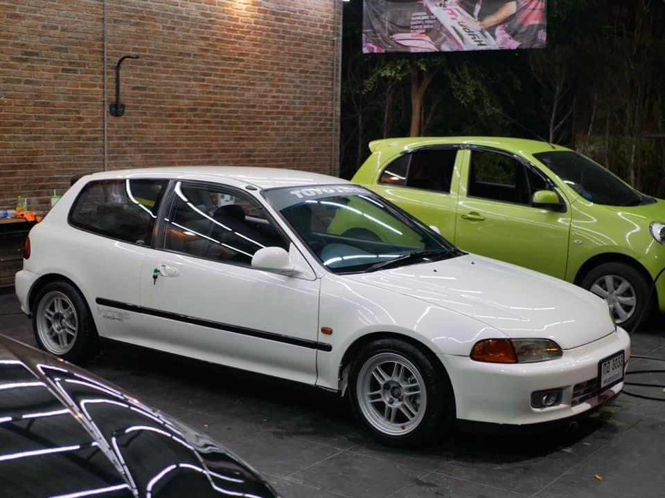 CIVIC EG3D สีขาวมุขเต็ม 100% / D15B Vtec AT (รูปที่ 2)