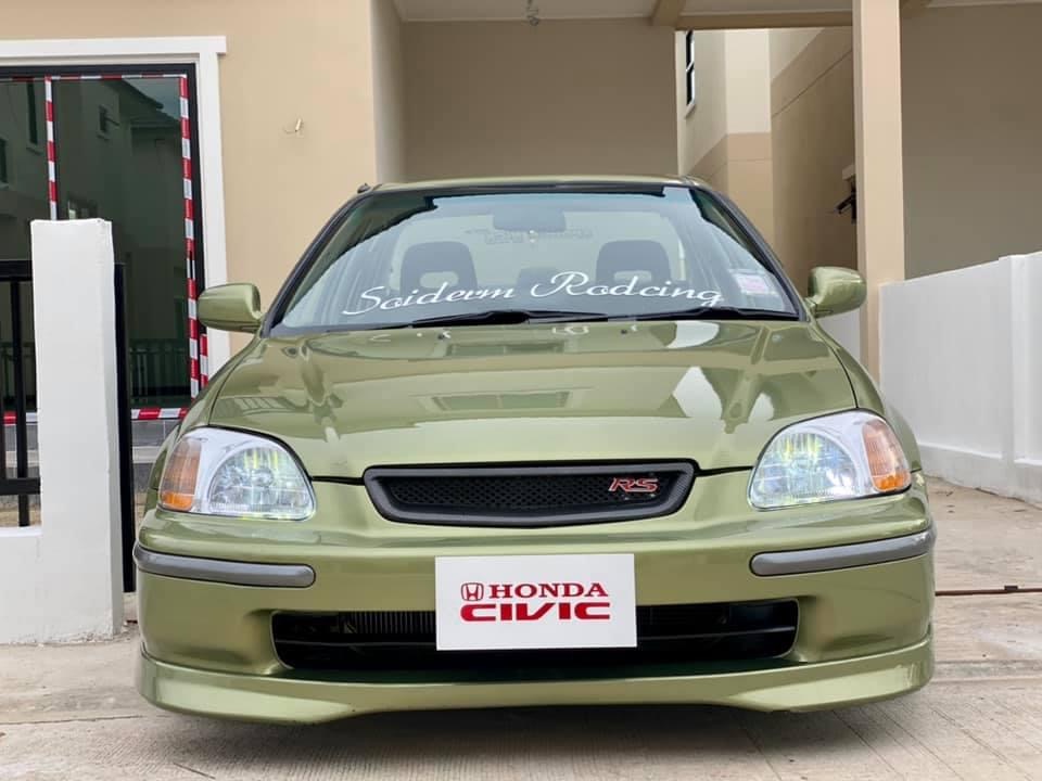 Honda Civic EK โฉม 4 ประตู ปี 1997 สีเขียว (รูปที่ 7)