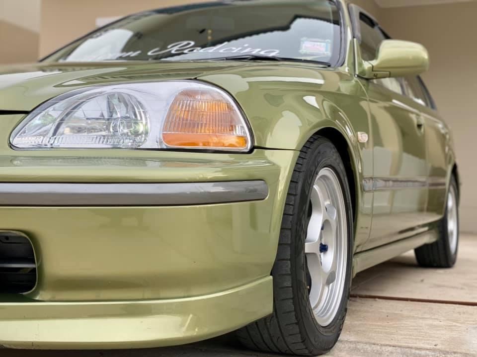 Honda Civic EK โฉม 4 ประตู ปี 1997 สีเขียว (รูปที่ 14)