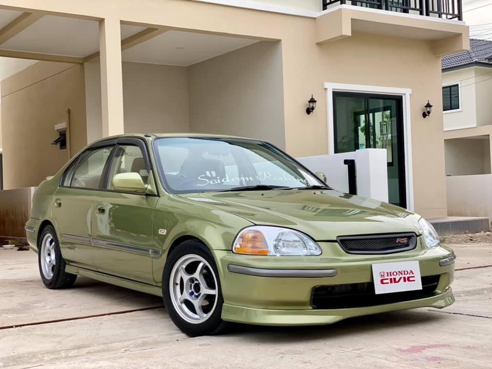 Honda Civic EK โฉม 4 ประตู ปี 1997 สีเขียว (รูปที่ 5)