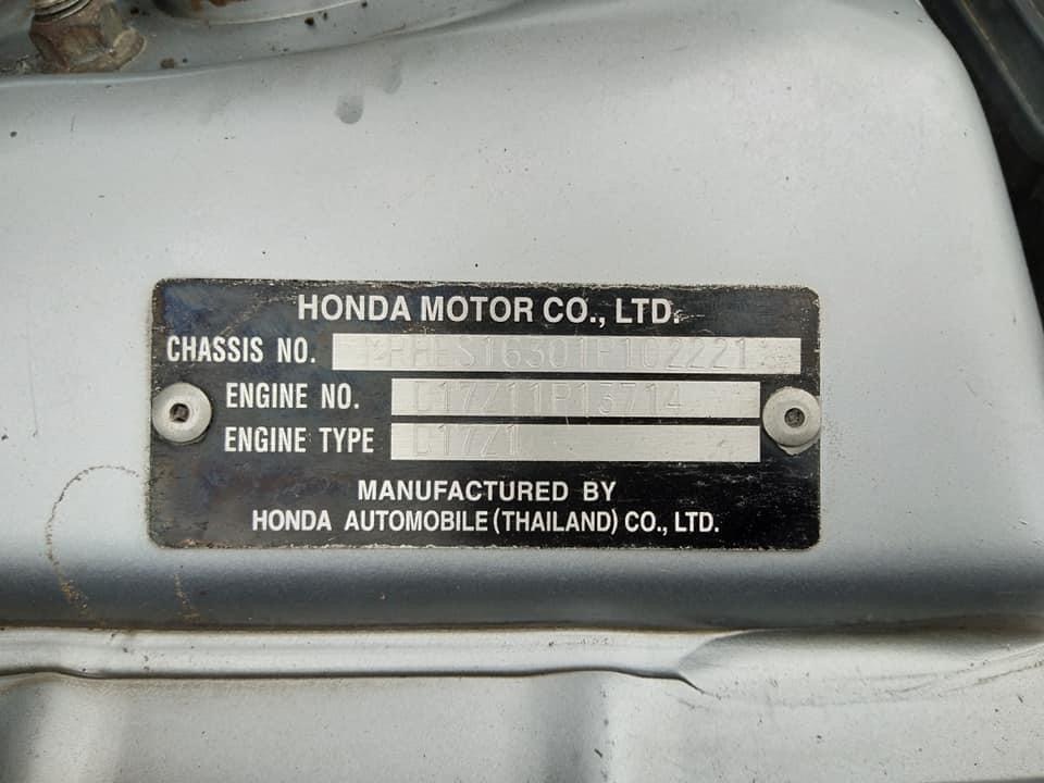 Honda Civic Dimension ปี01 เกียร์ออโต้ (รูปที่ 21)