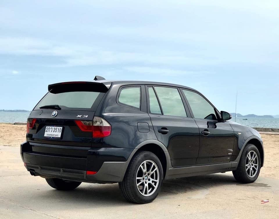 BMW X3 สีดำ เบนชิล 2.5SE เกียร์ AT YEAR 2007