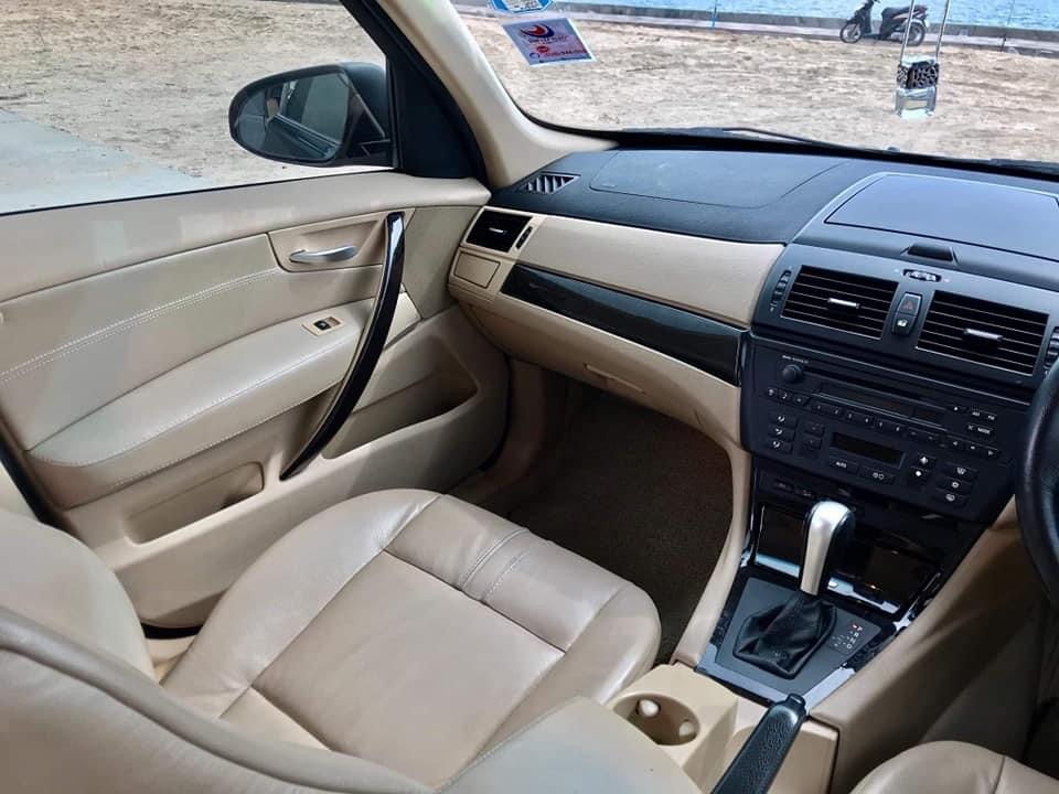 BMW X3 สีดำ เบนชิล 2.5SE เกียร์ AT YEAR 2007 (รูปที่ 12)