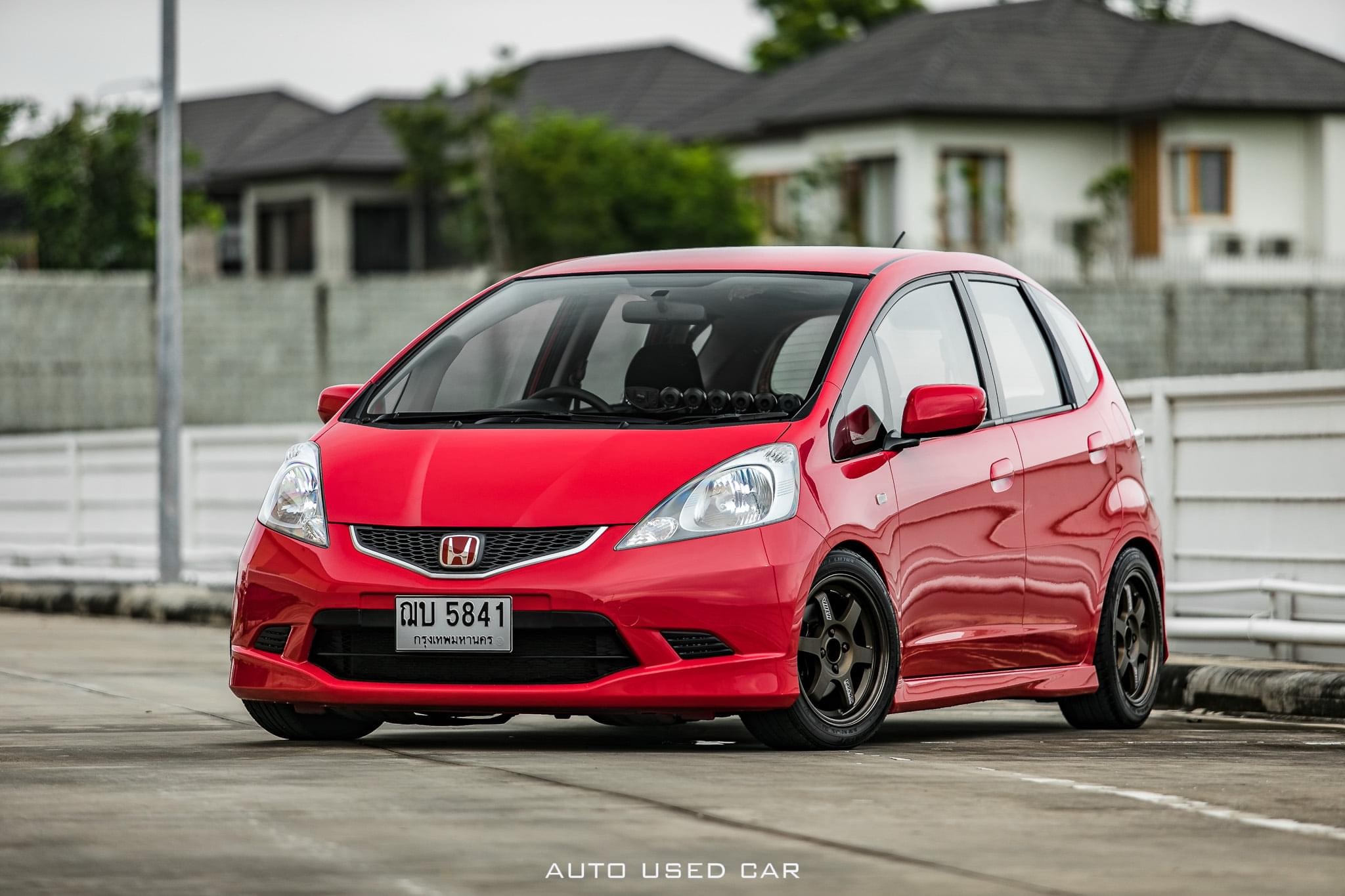 Jazz ge 2008 1.5s AT แดงสดๆ เข้มๆ 2K
