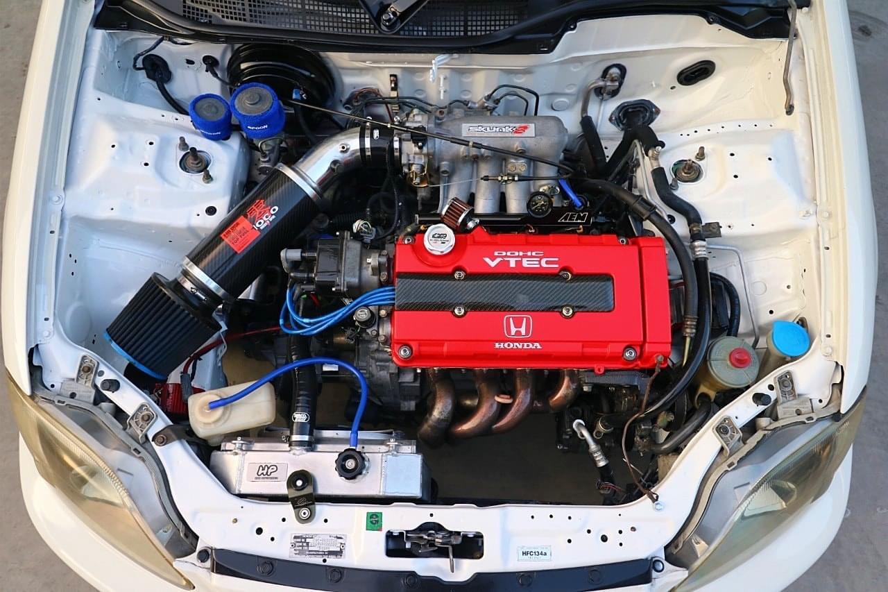 Honda Civic EK โฉม Coupe ปี 2000 สีขาว (รูปที่ 3)