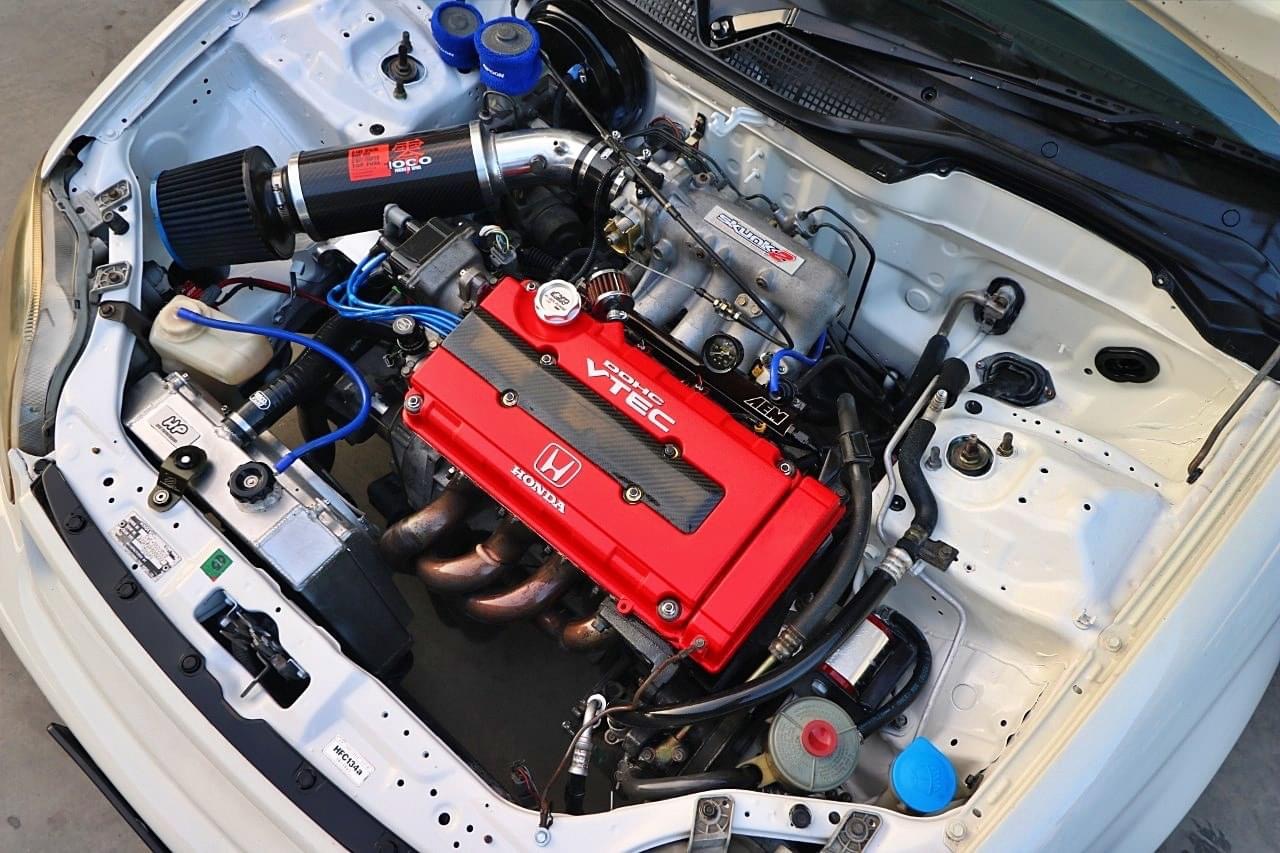 Honda Civic EK โฉม Coupe ปี 2000 สีขาว (รูปที่ 4)