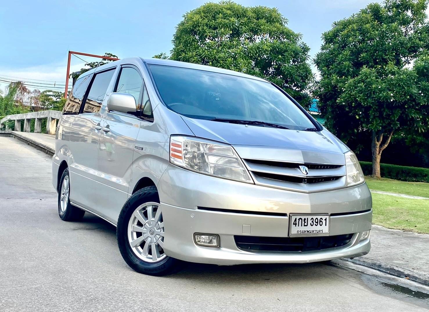 Toyota Alphard ATH-10 2.4 Hybrid E-Four ขับ4 เกียร์ Auto ปี 2005 สีเทา