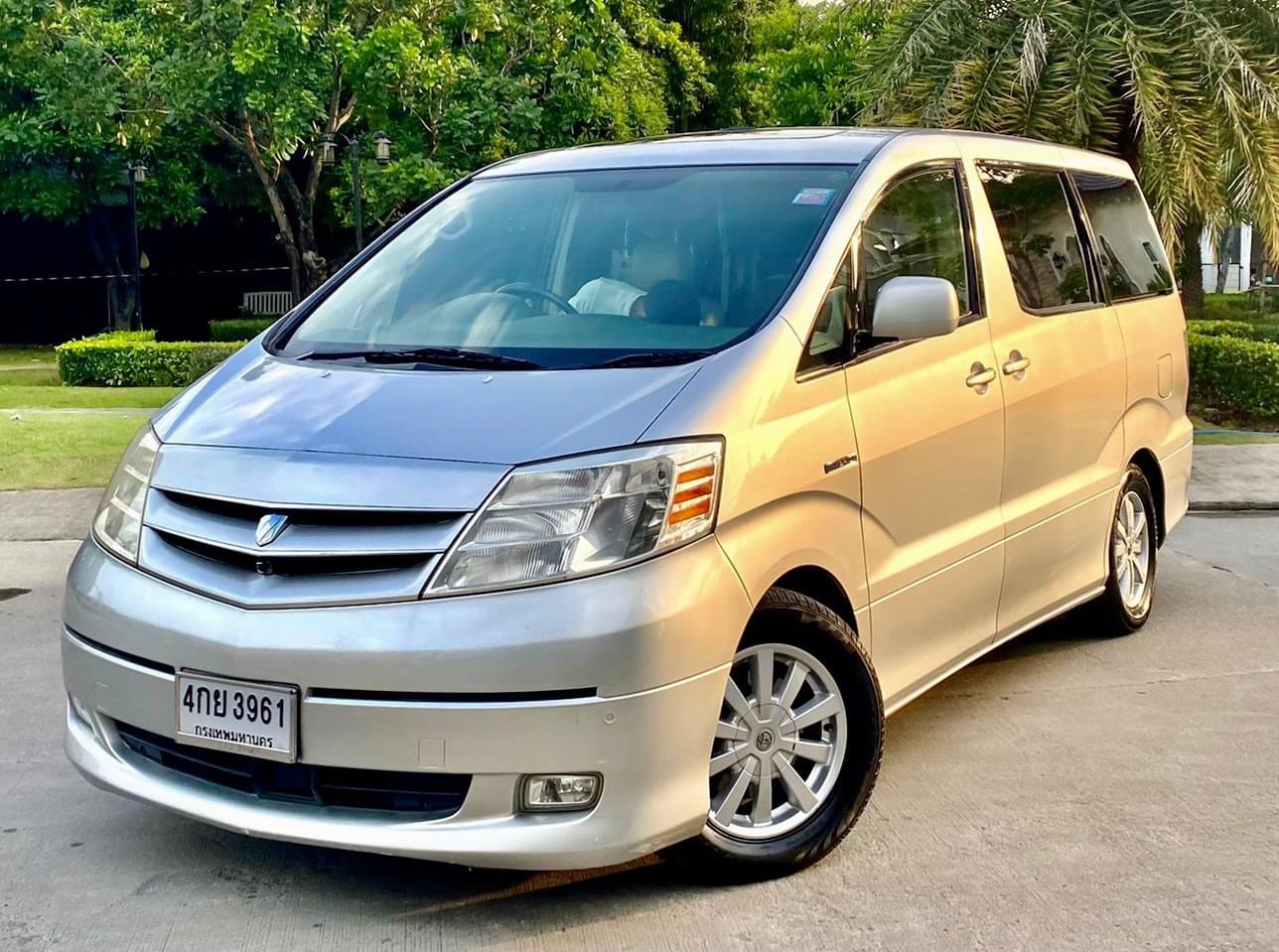 Toyota Alphard ATH-10 2.4 Hybrid E-Four ขับ4 เกียร์ Auto ปี 2005 สีเทา