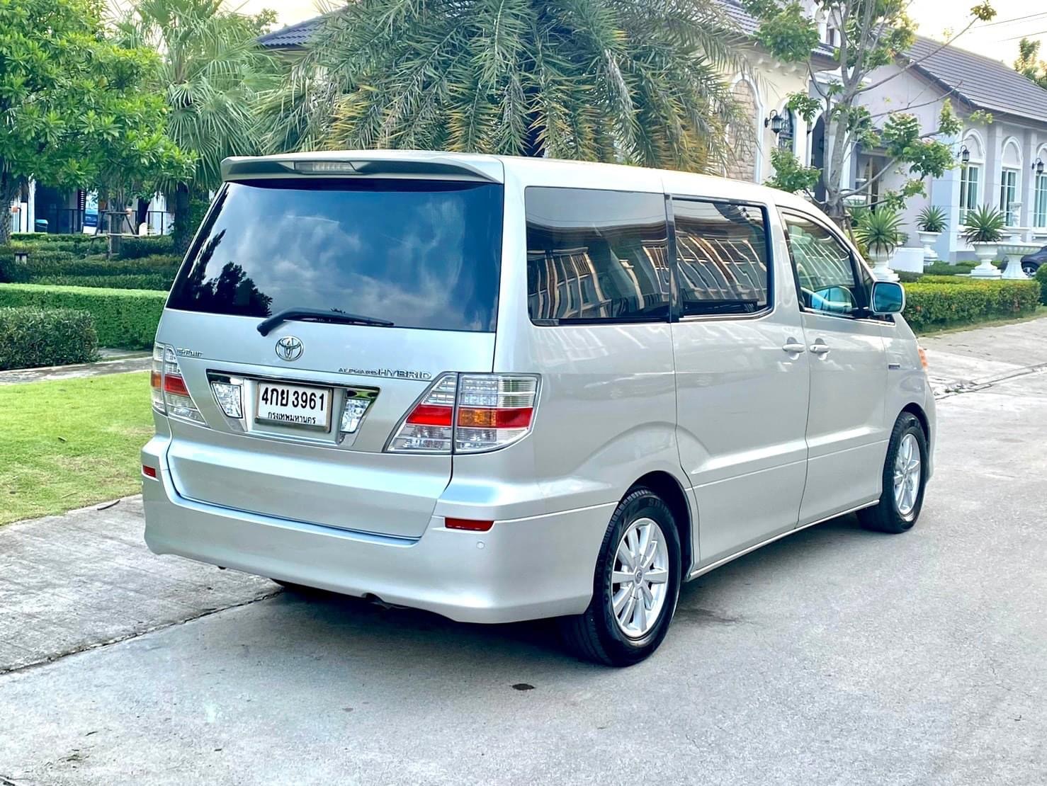 Toyota Alphard ATH-10 2.4 Hybrid E-Four ขับ4 เกียร์ Auto ปี 2005 สีเทา