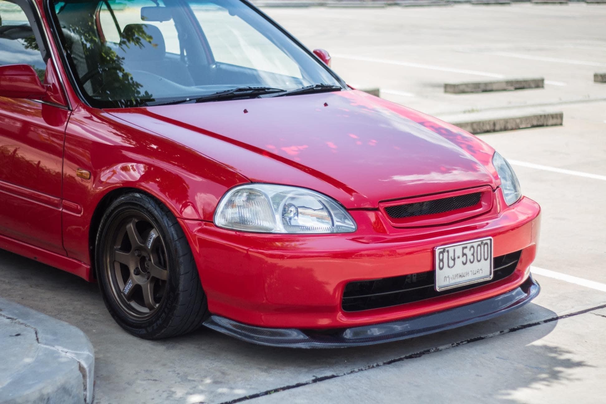 Honda Civic EK โฉม 4 ประตู ปี 1996 สีแดง (รูปที่ 7)