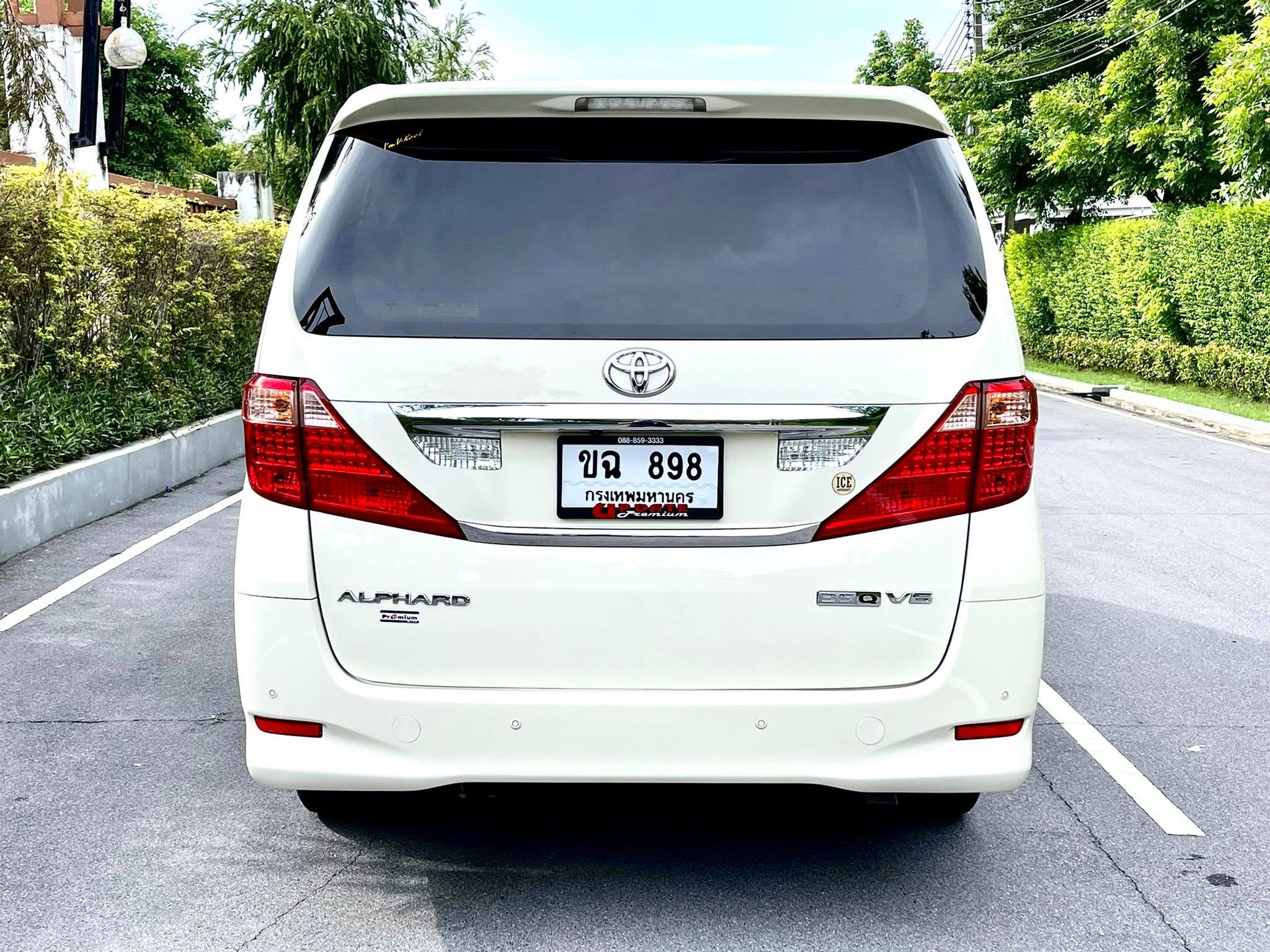 Toyota Alphard SC 3.5V เบาะมิกกี้ สวยจัดเลยคะ รถบ้านแนะนำเลยค่ะ