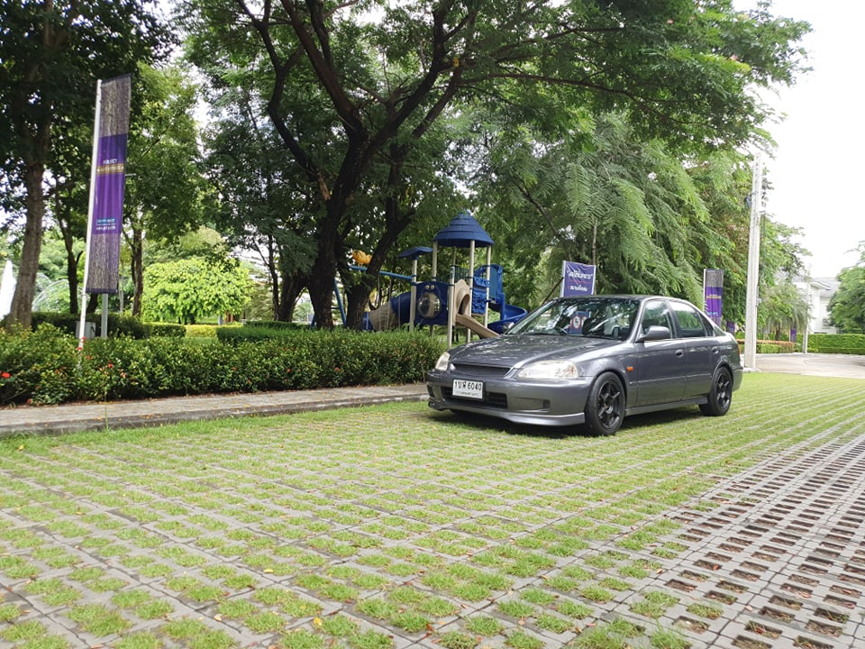 1996 Honda Civic EK โฉม 4 ประตู สีเทา (รูปที่ 13)