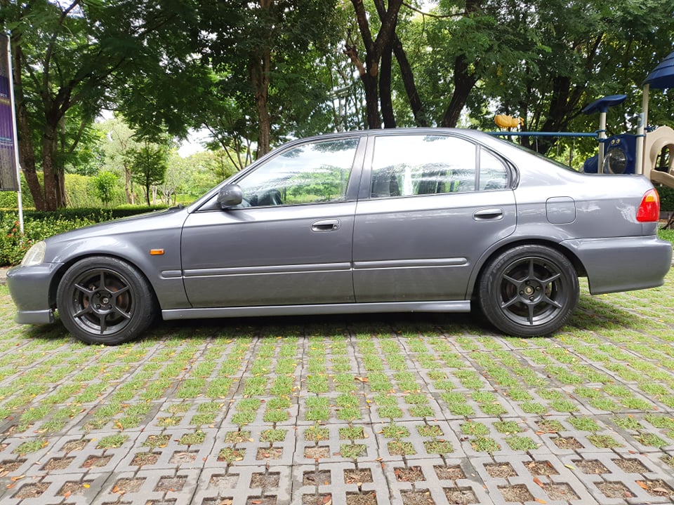1996 Honda Civic EK โฉม 4 ประตู สีเทา (รูปที่ 12)