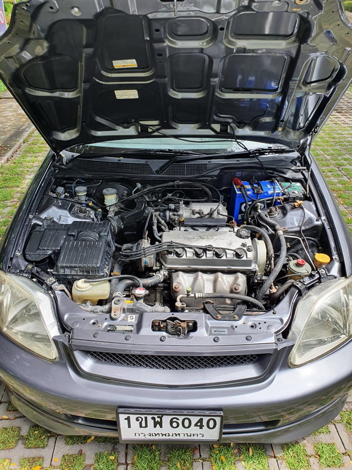 1996 Honda Civic EK โฉม 4 ประตู สีเทา (รูปที่ 10)
