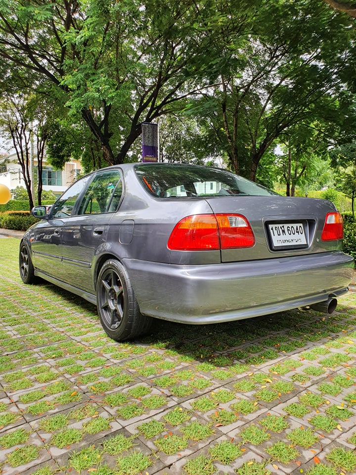 1996 Honda Civic EK โฉม 4 ประตู สีเทา (รูปที่ 14)