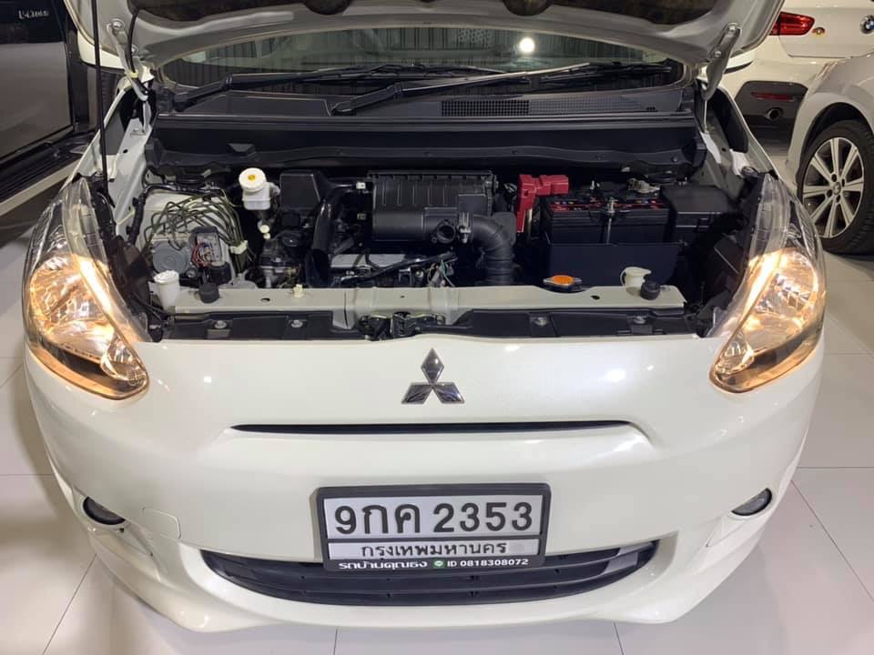 Mitsubishi Mirage ปี 2012 สีขาว (รูปที่ 8)