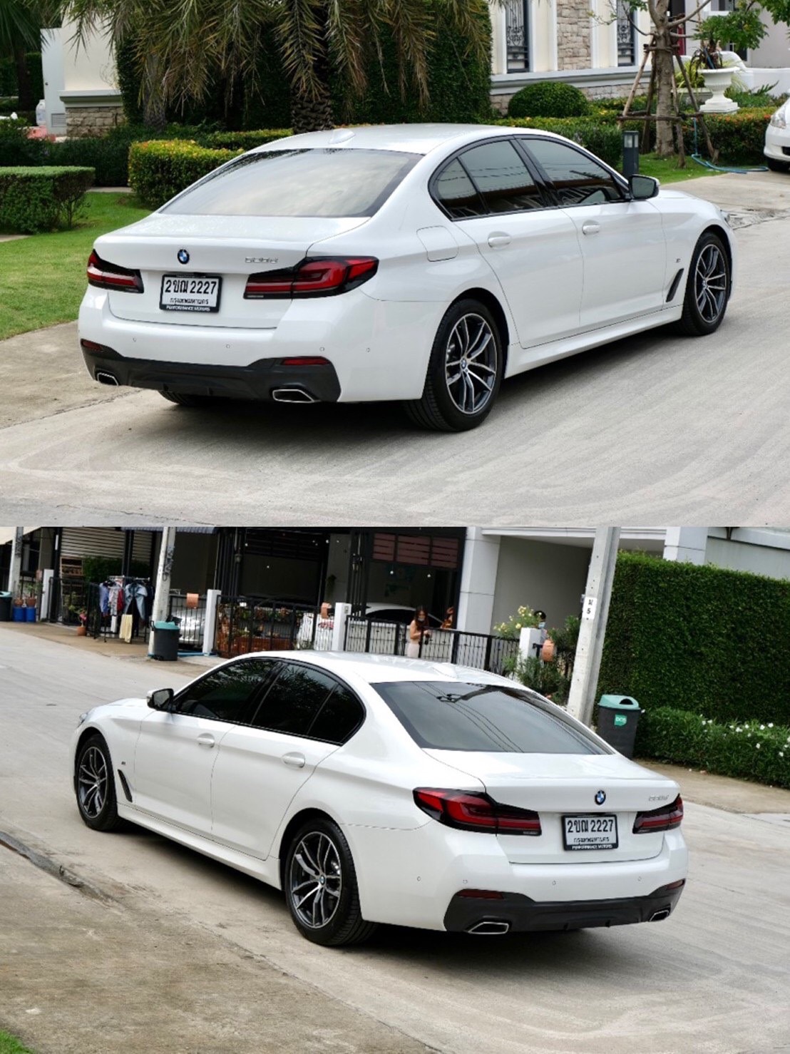 2021 BMW 5 Series G30 520d สีขาว (รูปที่ 2)