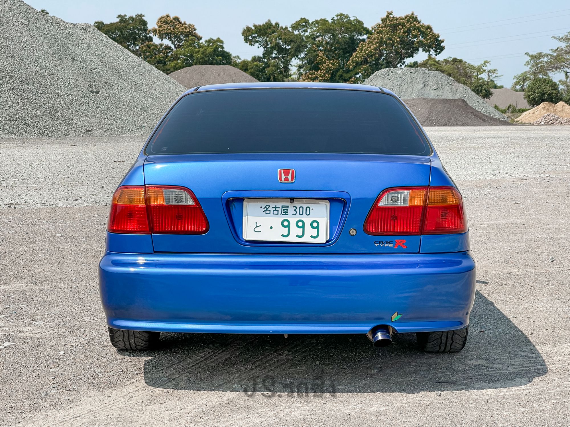Honda Civic Ek 1999 สีน้ำเงิน (รูปที่ 5)