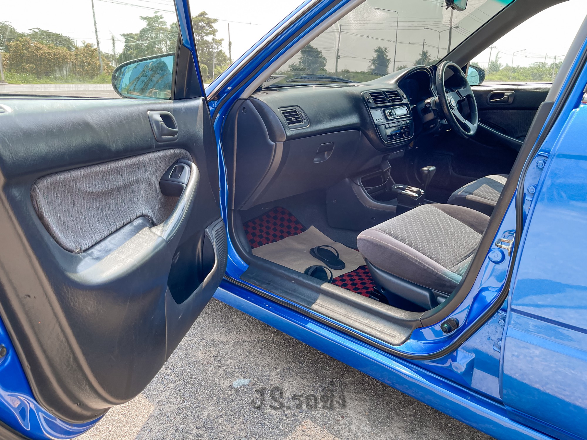 Honda Civic Ek 1999 สีน้ำเงิน (รูปที่ 7)