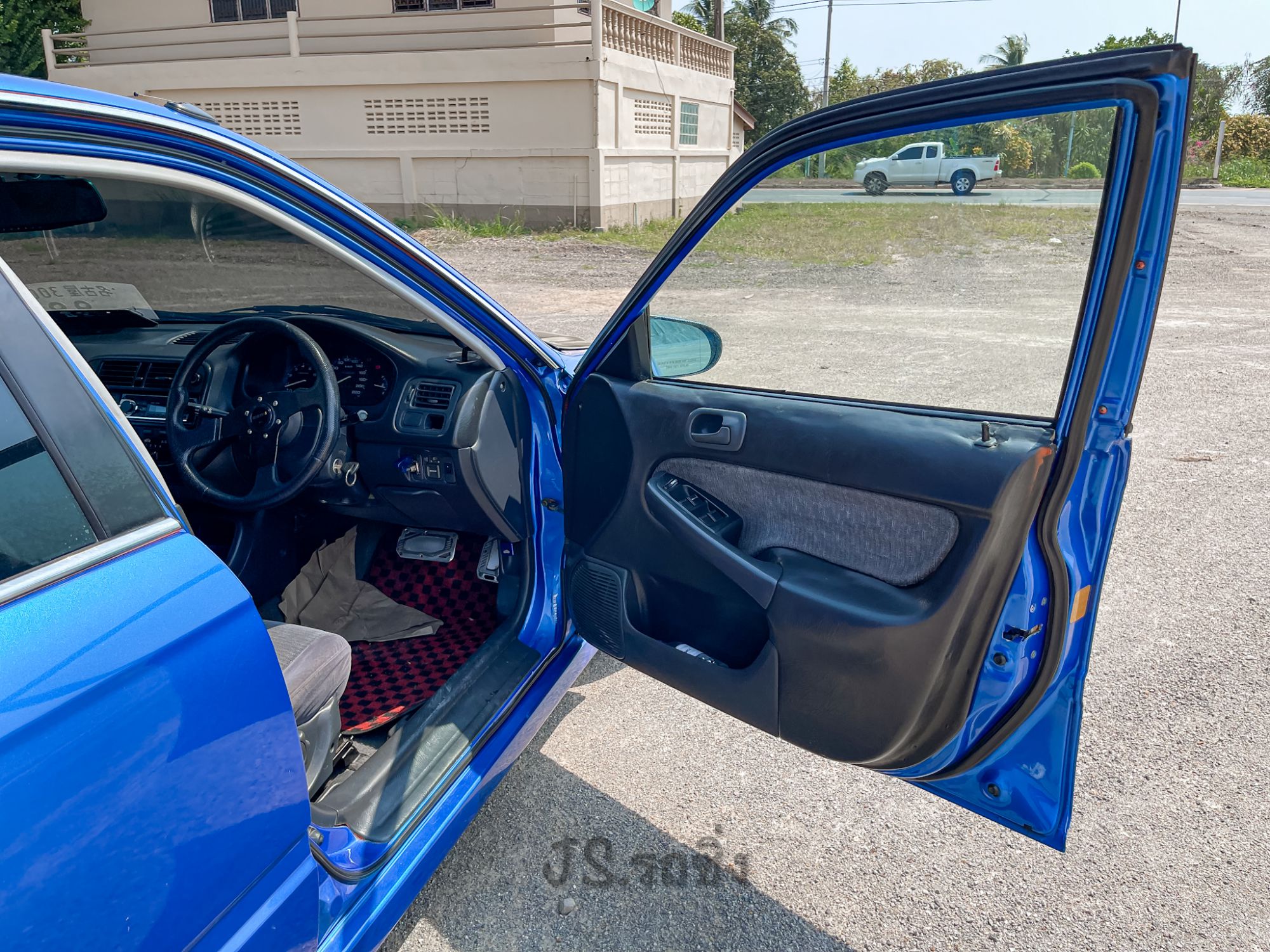 Honda Civic Ek 1999 สีน้ำเงิน (รูปที่ 9)