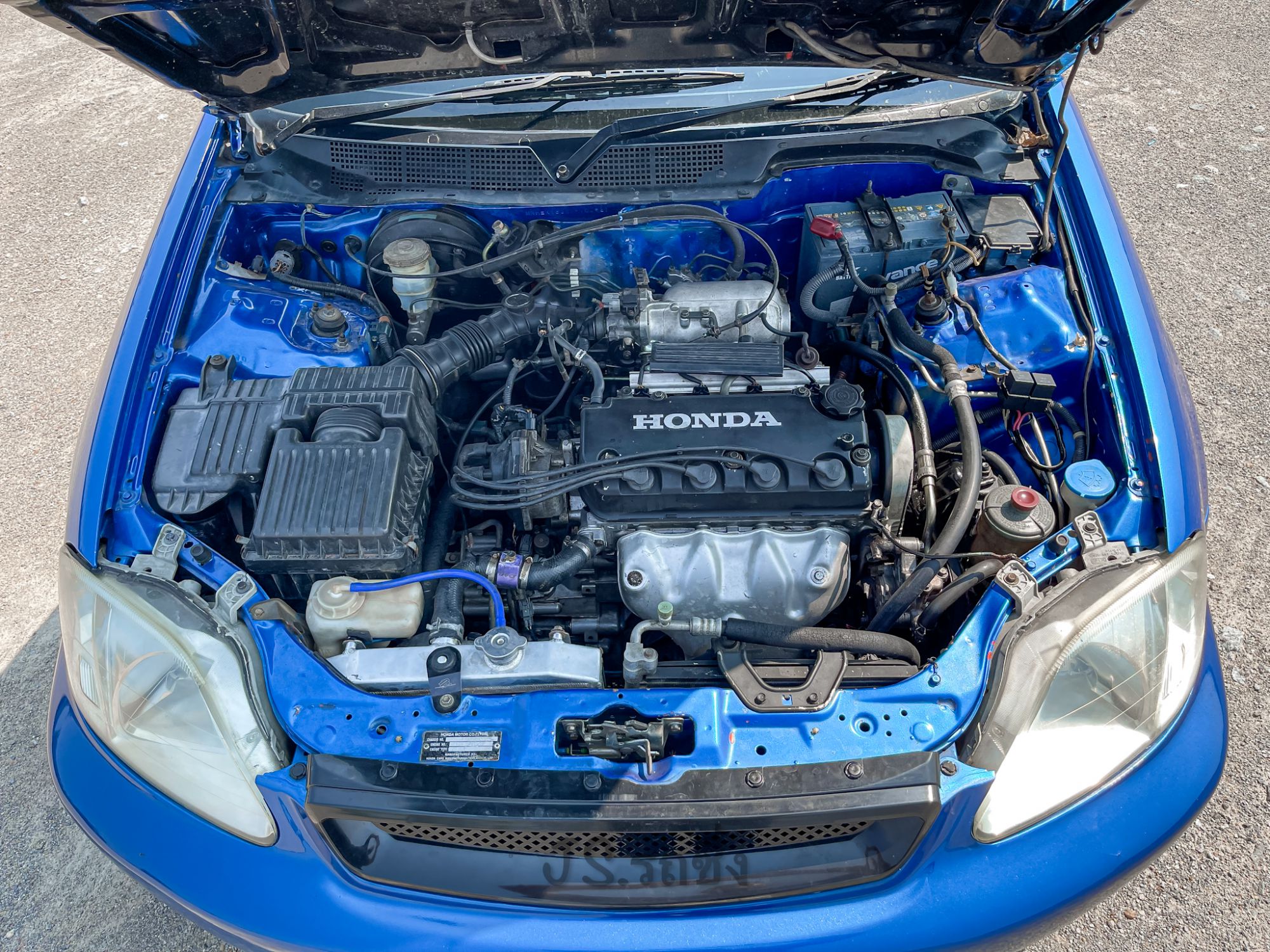Honda Civic Ek 1999 สีน้ำเงิน (รูปที่ 12)