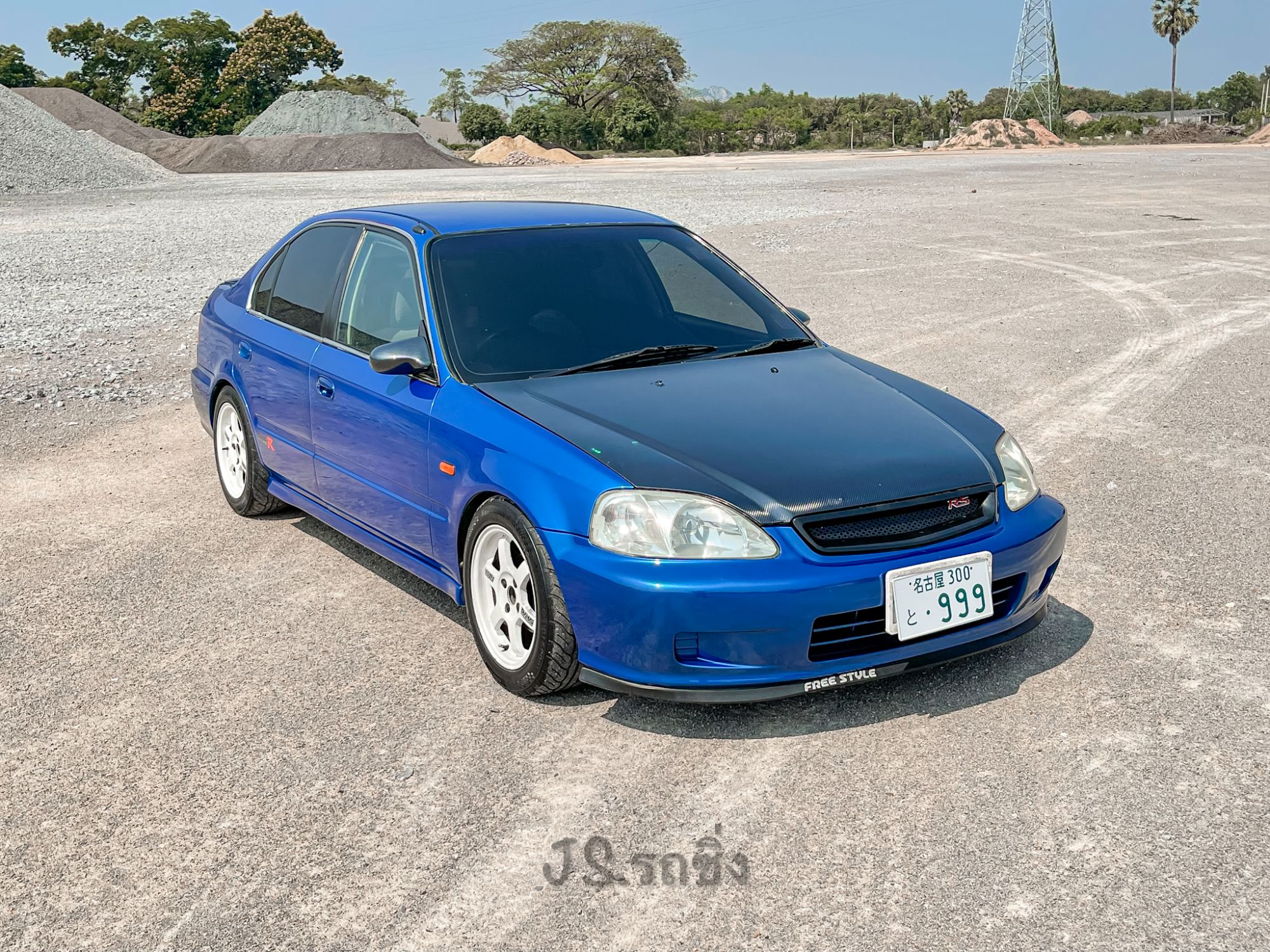 Honda Civic Ek 1999 สีน้ำเงิน