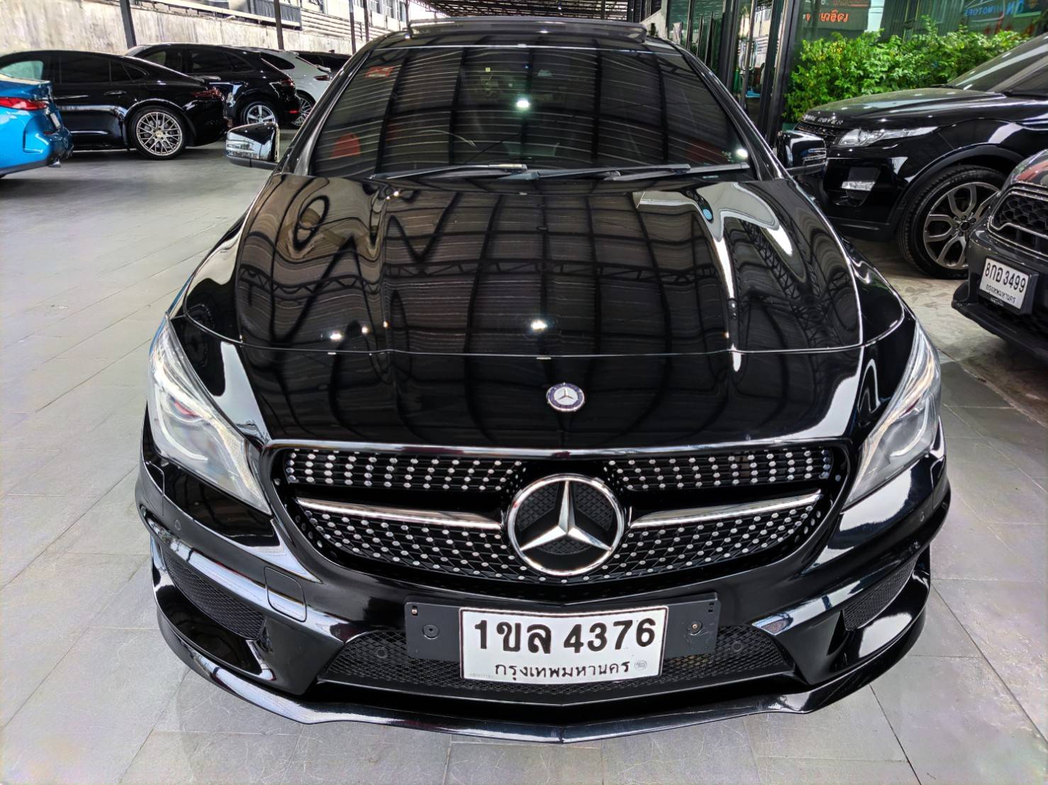2014 BENZ CLA 220 CDI AMG เกียร์ออโต้ สีดำ​ เครื่องดีเซล Topสุด (รูปที่ 2)