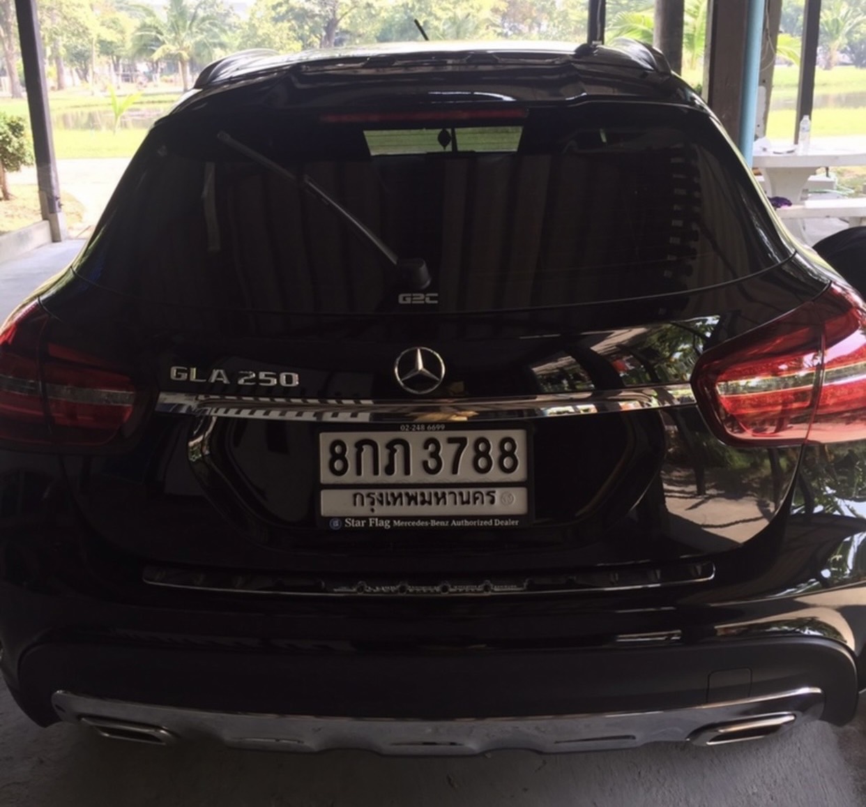 2018 Mercedes-Benz GLA-Class X156 GLA250 สีดำ (รูปที่ 2)