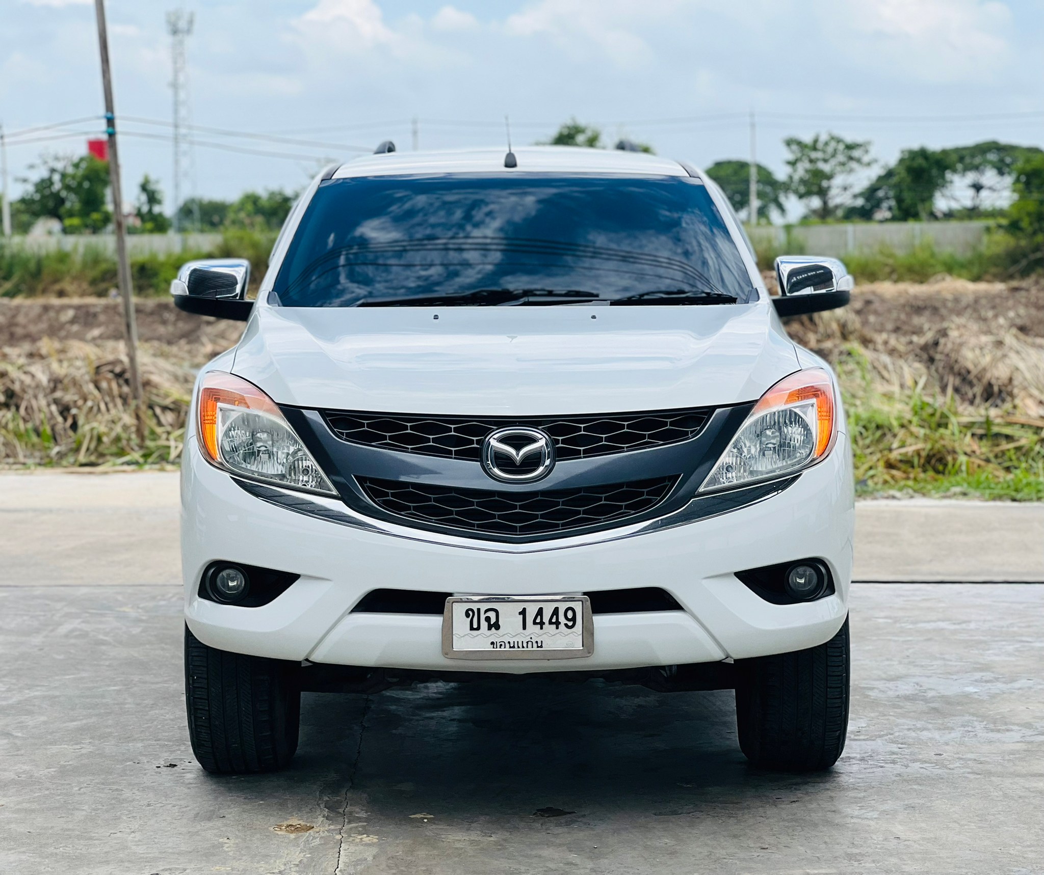 2013 Mazda BT-50 PRO Double Cab (4 ประตู) สีขาว