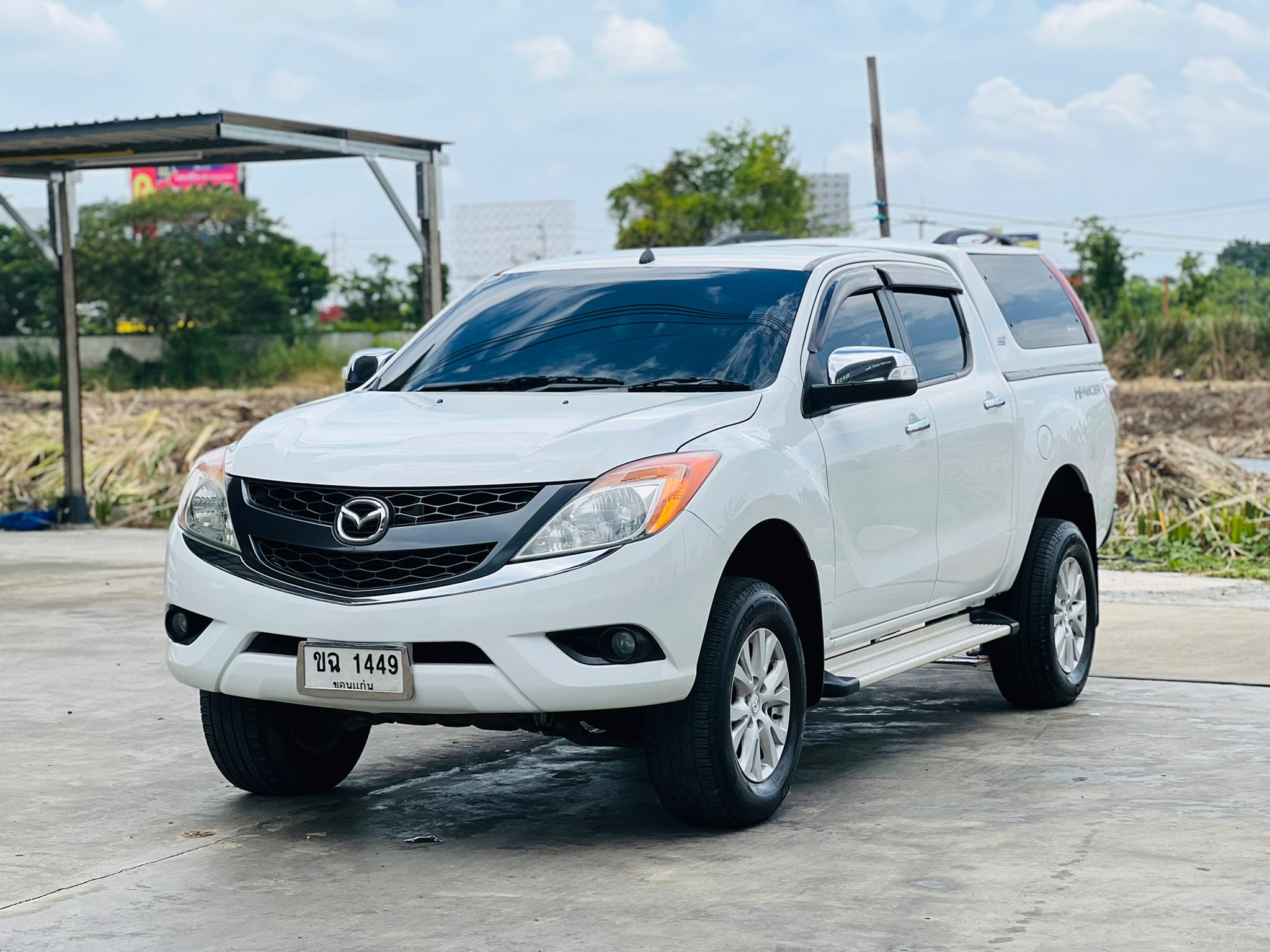 2013 Mazda BT-50 PRO Double Cab (4 ประตู) สีขาว (รูปที่ 6)