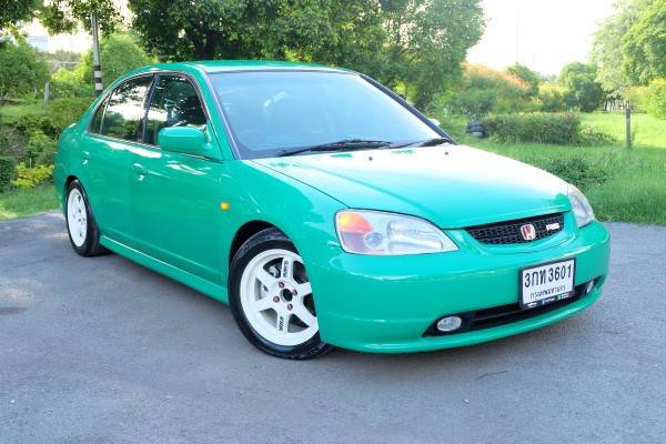 2001 Honda Civic ES (Dimension) สีเขียว (รูปที่ 15)