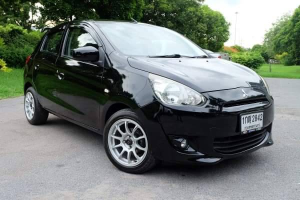 2012 Mitsubishi Mirage สีดำ (รูปที่ 12)