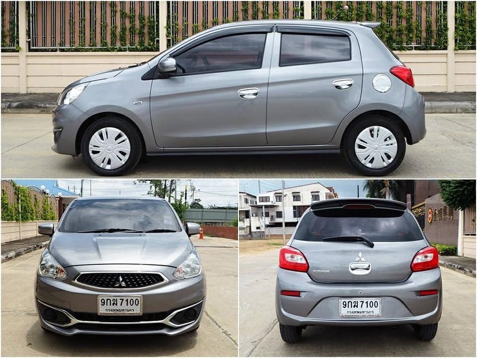 Mitsubishi Mirage ปี 2016 สีเทา