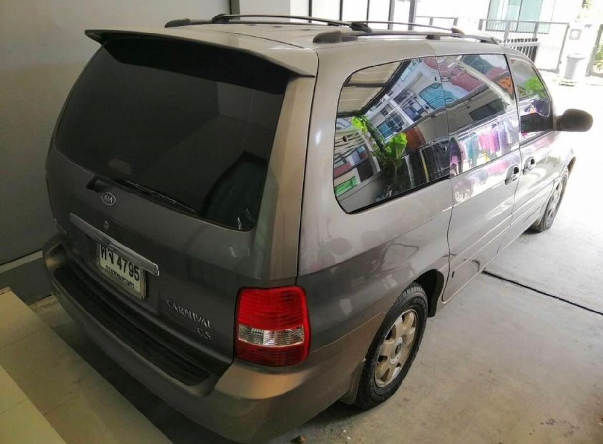 1998 Kia Carnival สีเทา (รูปที่ 2)