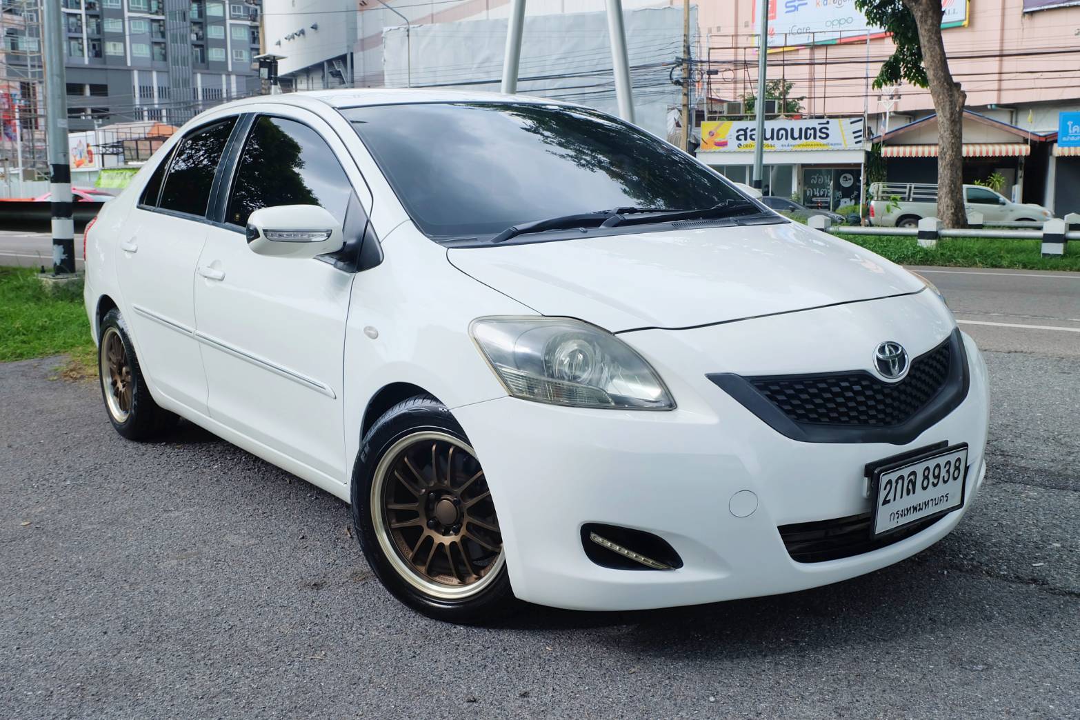 2012 Toyota Vios สีขาว