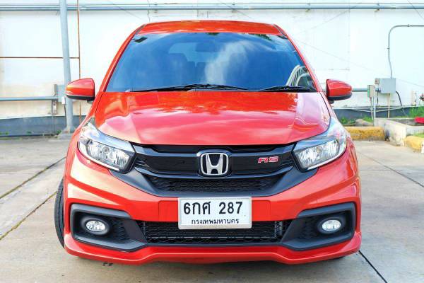 2017 Honda Mobilio สีส้ม (รูปที่ 2)
