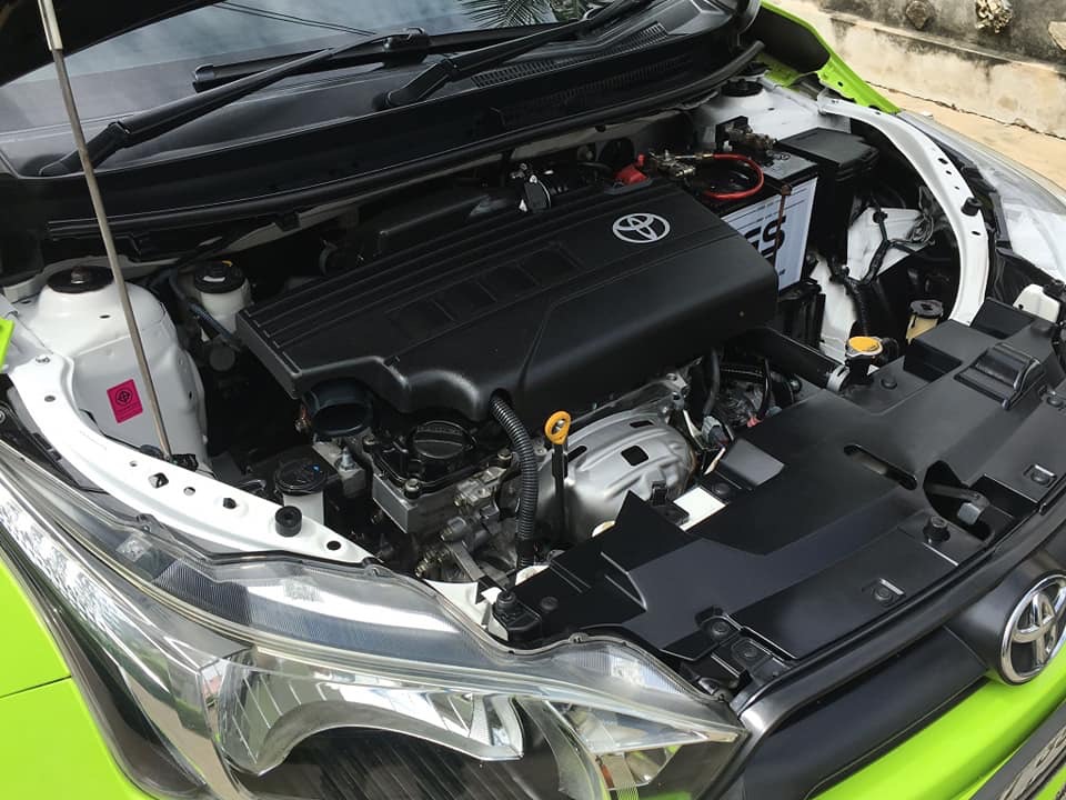 Toyota Yaris ปี 2015 สีเขียว (รูปที่ 18)