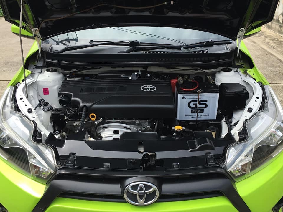 Toyota Yaris ปี 2015 สีเขียว (รูปที่ 17)