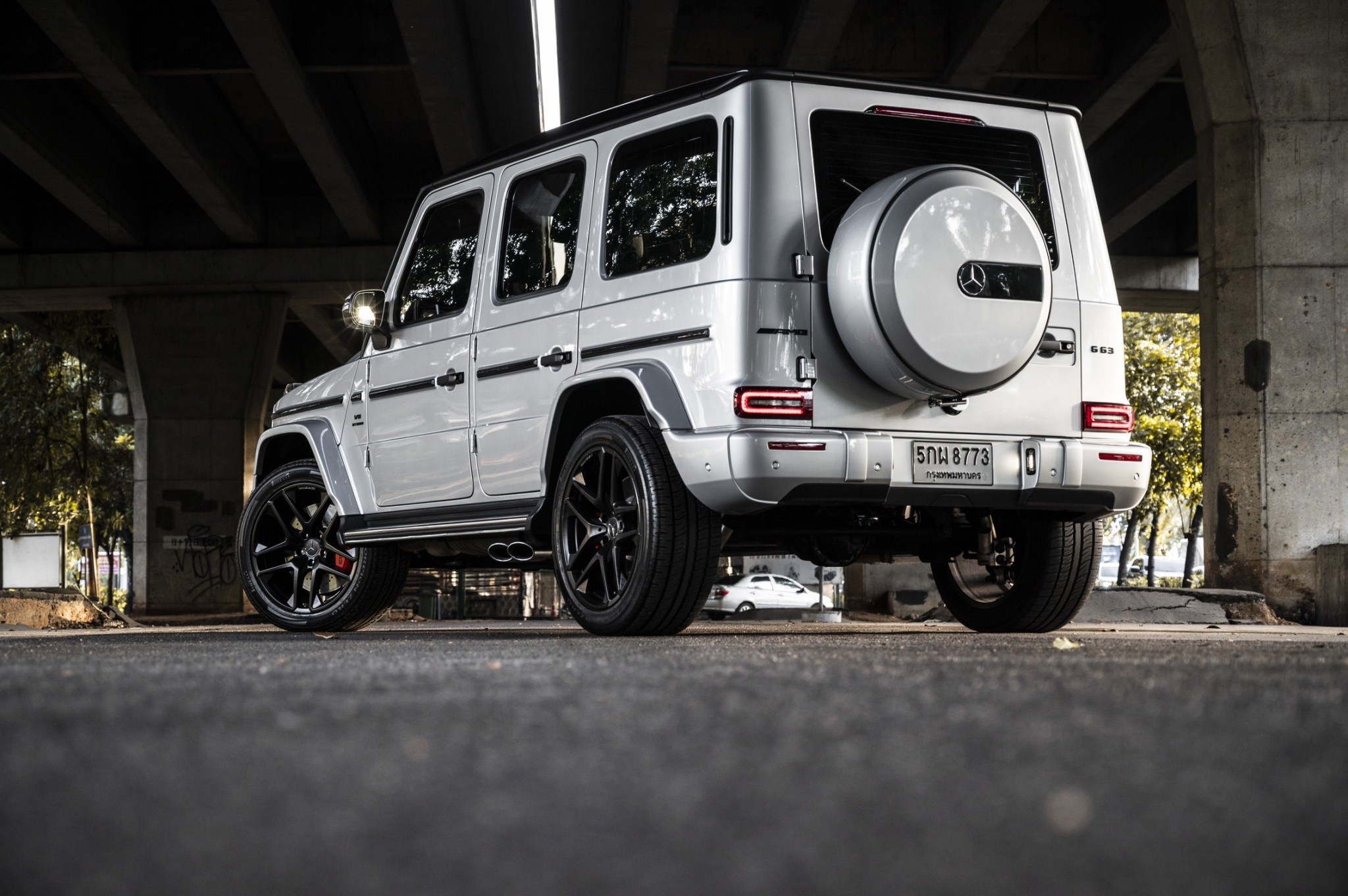 2021 Mercedes-Benz G63 สีเงิน (รูปที่ 7)