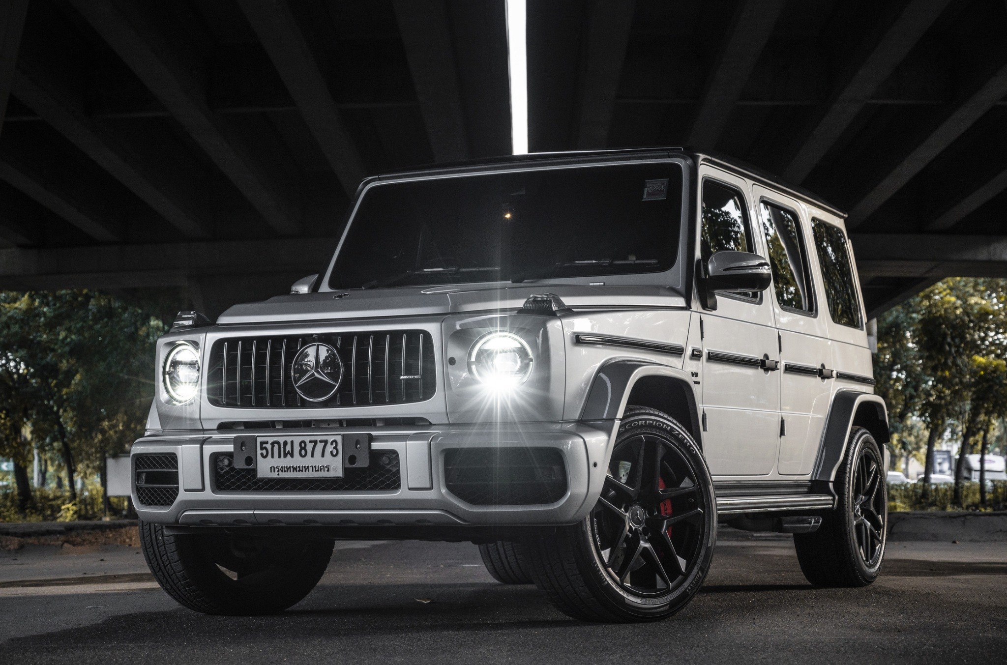 2021 Mercedes-Benz G63 สีเงิน