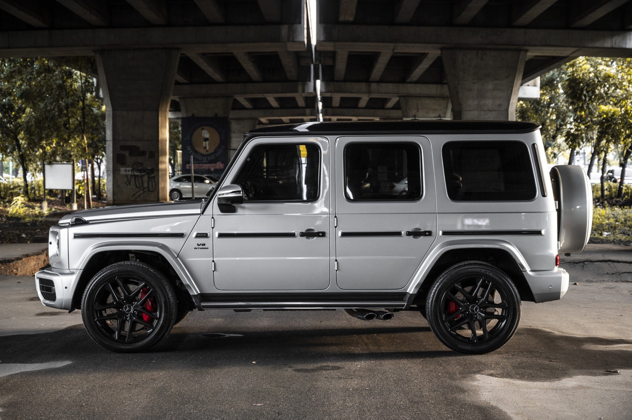 2021 Mercedes-Benz G63 สีเงิน