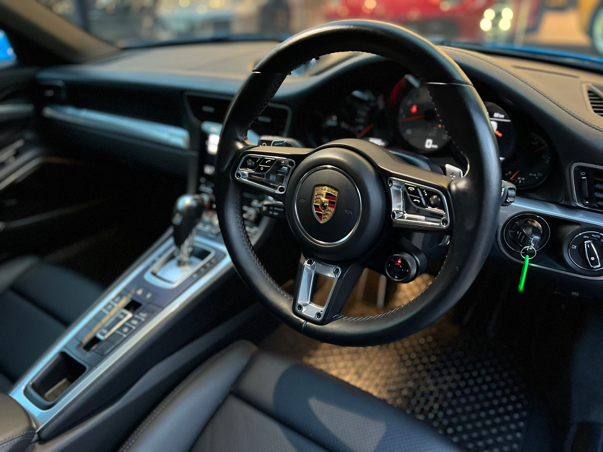2022 Porsche Carrera 991.2 Targa4S Miamiblue สีฟ้า (รูปที่ 6)