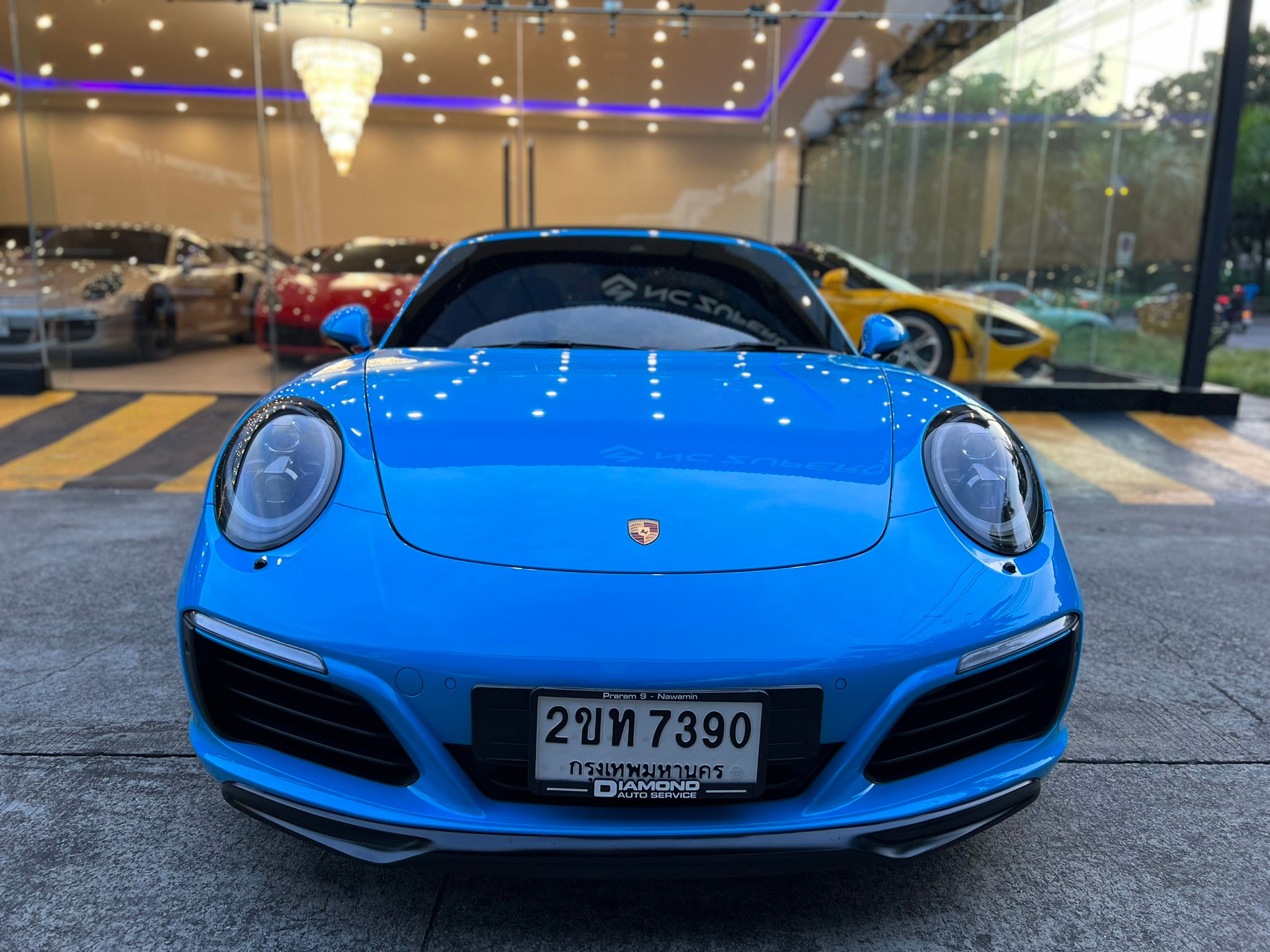 2022 Porsche Carrera 991.2 Targa4S Miamiblue สีฟ้า (รูปที่ 11)