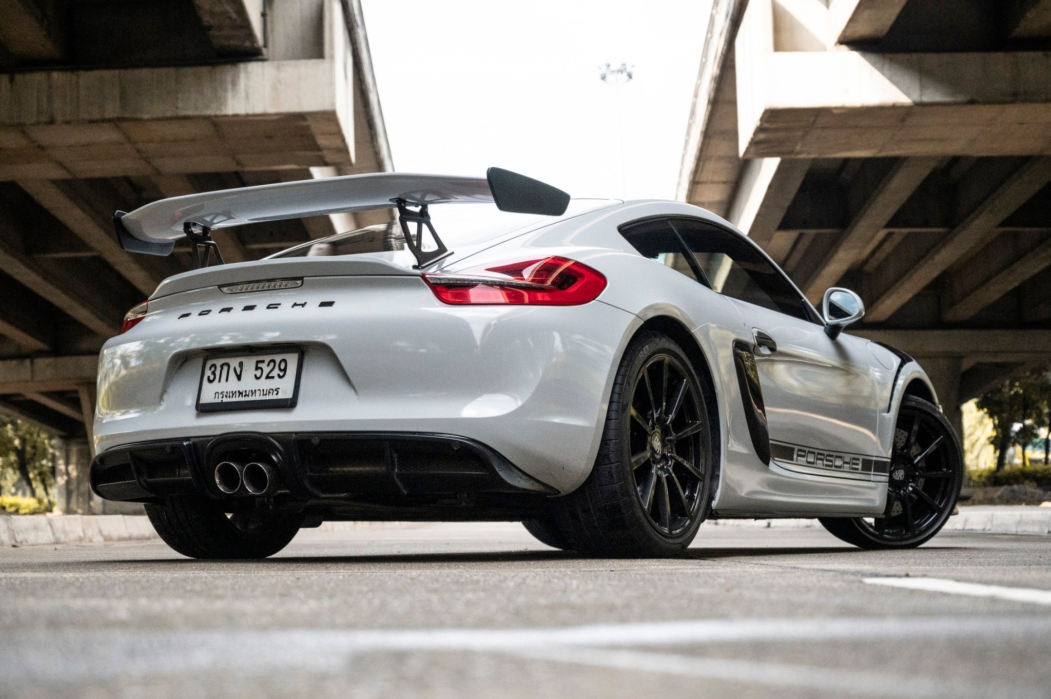 2022 Porsche CAYMAN 981 GR4 สีเทา (รูปที่ 14)