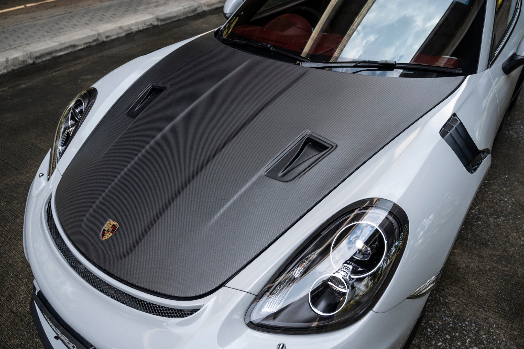 2022 Porsche CAYMAN 981 GR4 สีเทา (รูปที่ 6)
