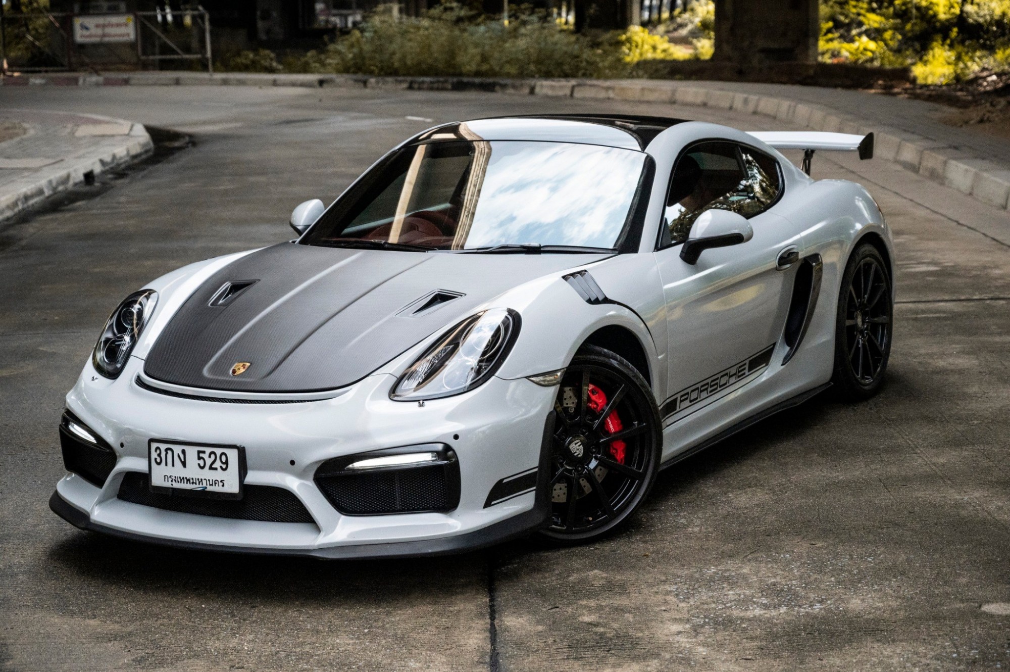 2022 Porsche CAYMAN 981 GR4 สีเทา
