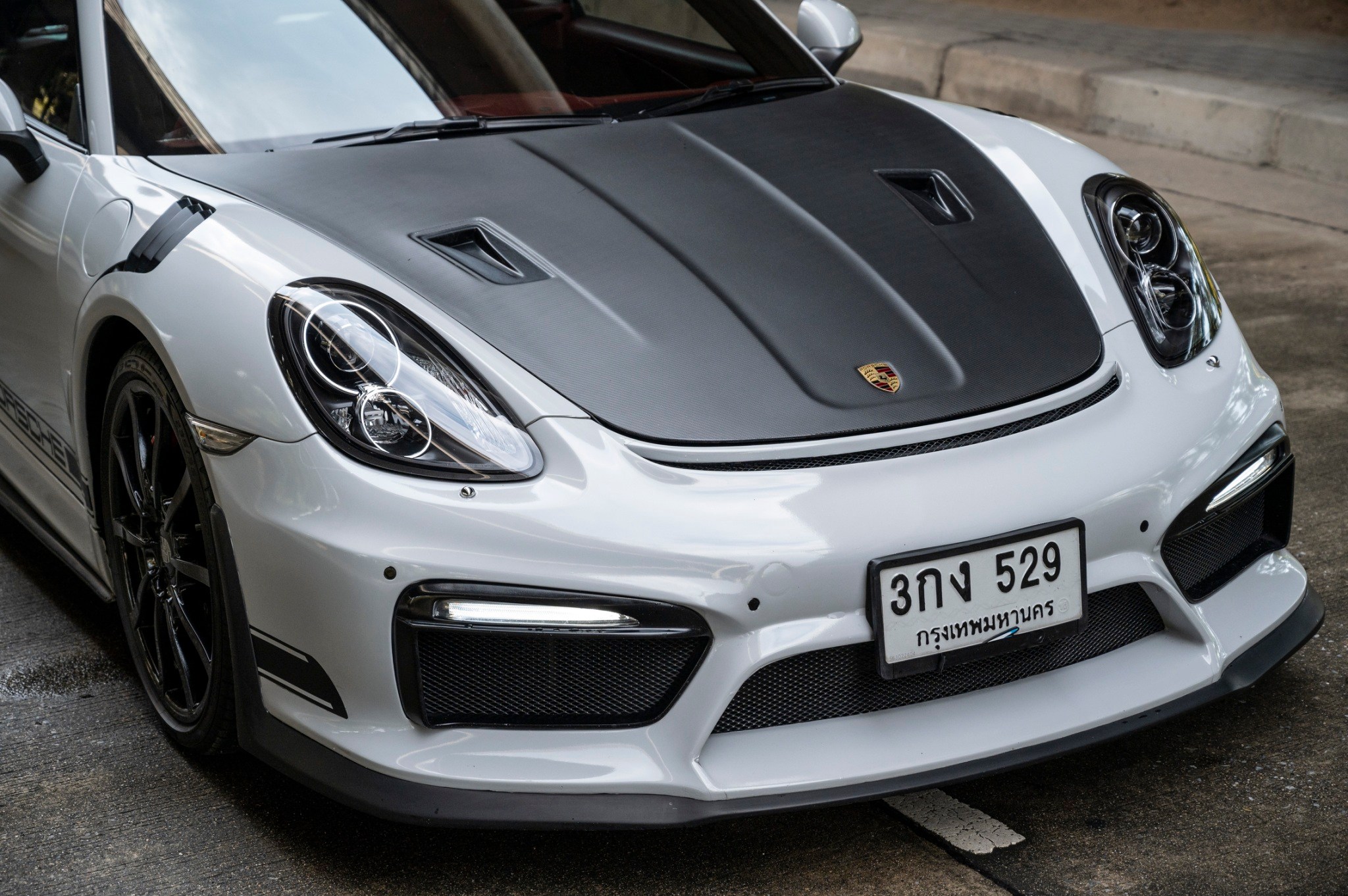 2022 Porsche CAYMAN 981 GR4 สีเทา (รูปที่ 4)